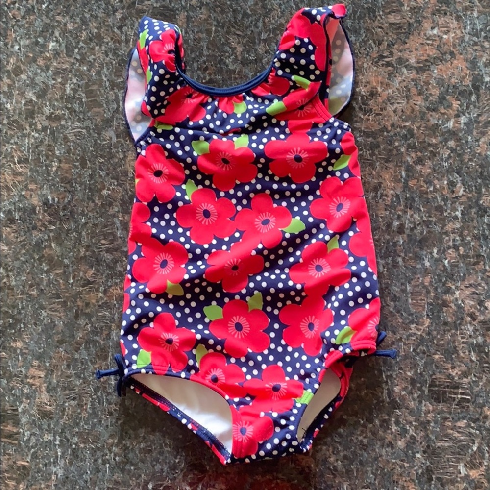 5 for $25 item Pink poppy Gymboree one piece swimsuit bathing